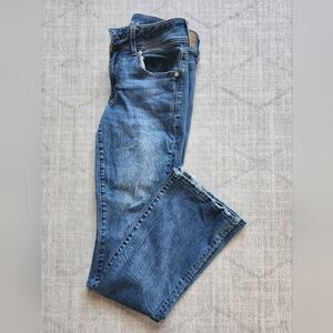 American Eagle Classic Blue Denim Jeans Kick Boot Size 6 Regular